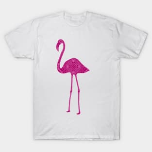 Flamingo Zentangle T-Shirt